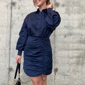 The Fifth Label Navy Long Sleeve Dress